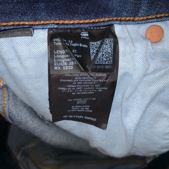 G Star Raw 3301 Slim Jeans - Picture 5 of 5